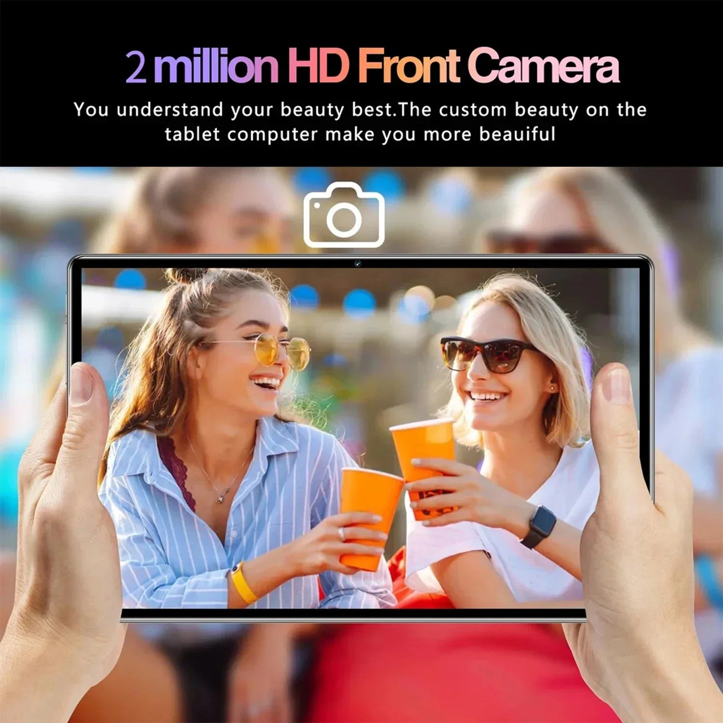 2025 Global BDF Android 13 Android Tablet 4GB+64GB HD Touch Screen Dual Card WIFI 6000mAh Battery Octa Core