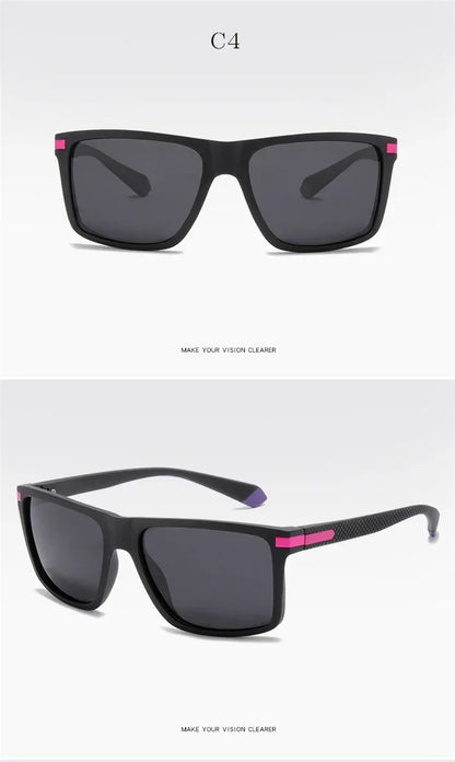 Outdoor Sport Square Nearsighted Sunglasses With Diopters Driving Anti-Glare Prescription Sun Glasses For Men 0 -0.5 -0.75 To -6
