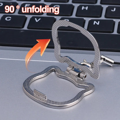 2 in 1 Mobile Phone Lanyard Wrist Pendant Cute Cat Folding Cellphone Kickstand Hoder Stands Anti-fall Handheld Rope Straps