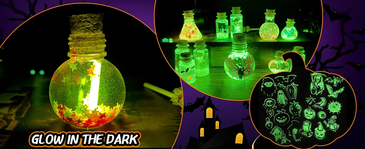 Fairy Magic Potions Kit Kids DIY Witch Glowing Spell Potion DIY Handmade Toys Science Experiments Kids Craft Kit Educational Toy
