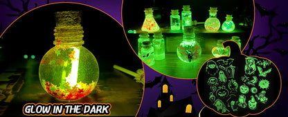 Fairy Magic Potions Kit Kids DIY Witch Glowing Spell Potion DIY Handmade Toys Science Experiments Kids Craft Kit Educational Toy