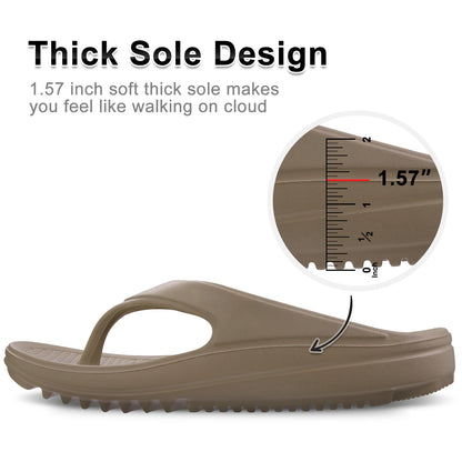 Evshine Summer Plantar Fasciitis Feet Sandals with Arch Support Best Orthotic flip Flops for Flat Feet Heel Pain For Women