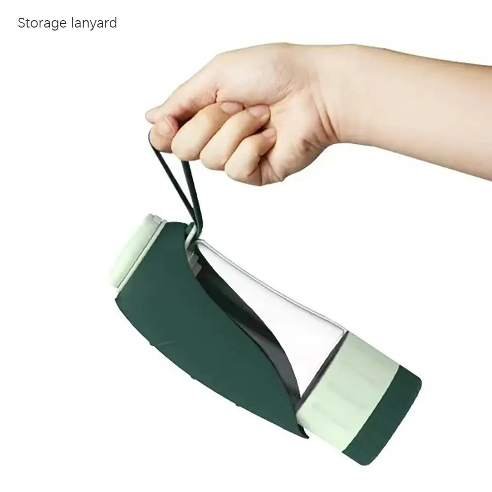 Outdoor Tritan+Silicone Dog Water Bottle Folding Water Slot Leak Proof Pet Water Dispenser Portable Dual-use Pet Feeder Dog