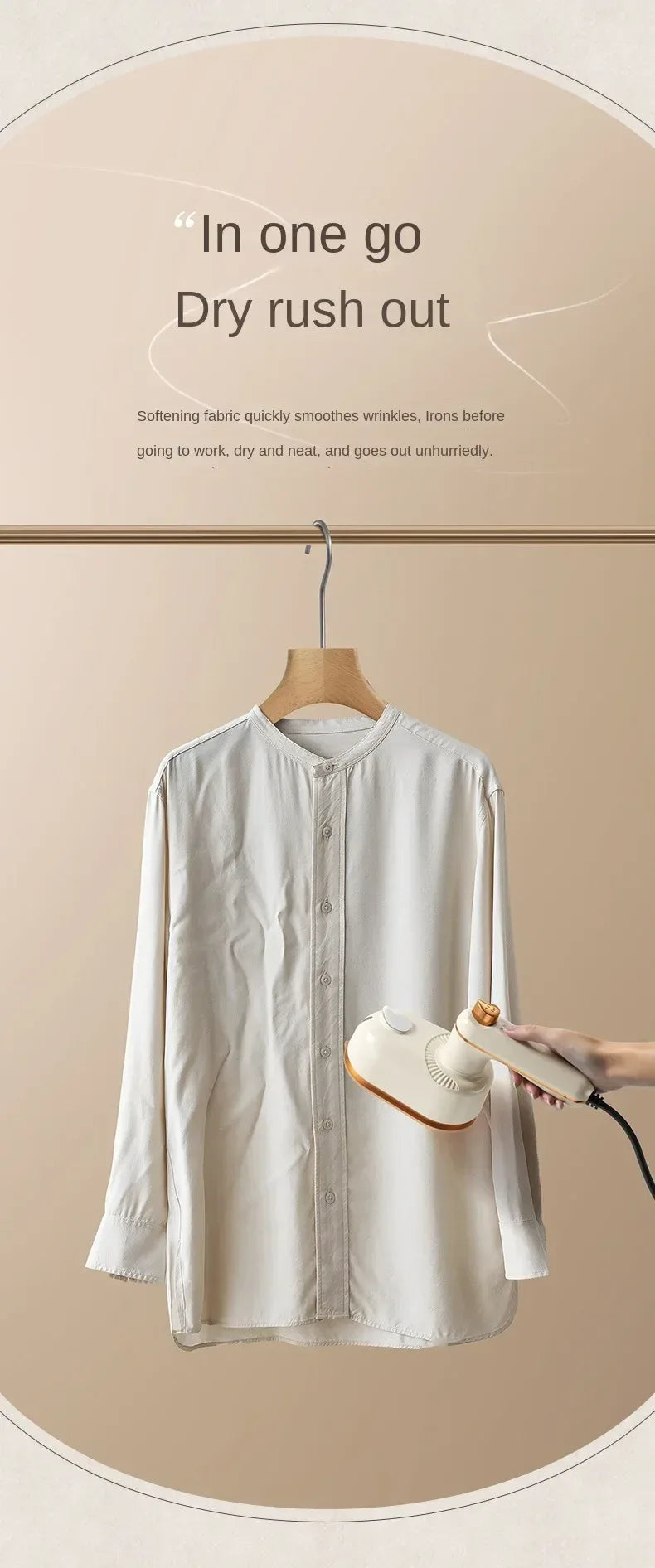 Mini Garment Steamer Steam Iron Handheld Portable Home Travelling For Clothes Ironing Wet Dry Ironing Machine 220V/110V