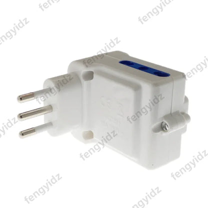 fengyidz 1PCS Italy Travel Plug Adapter  3 Ways Socket with Switch Multi Port Outlet Italian Standard
