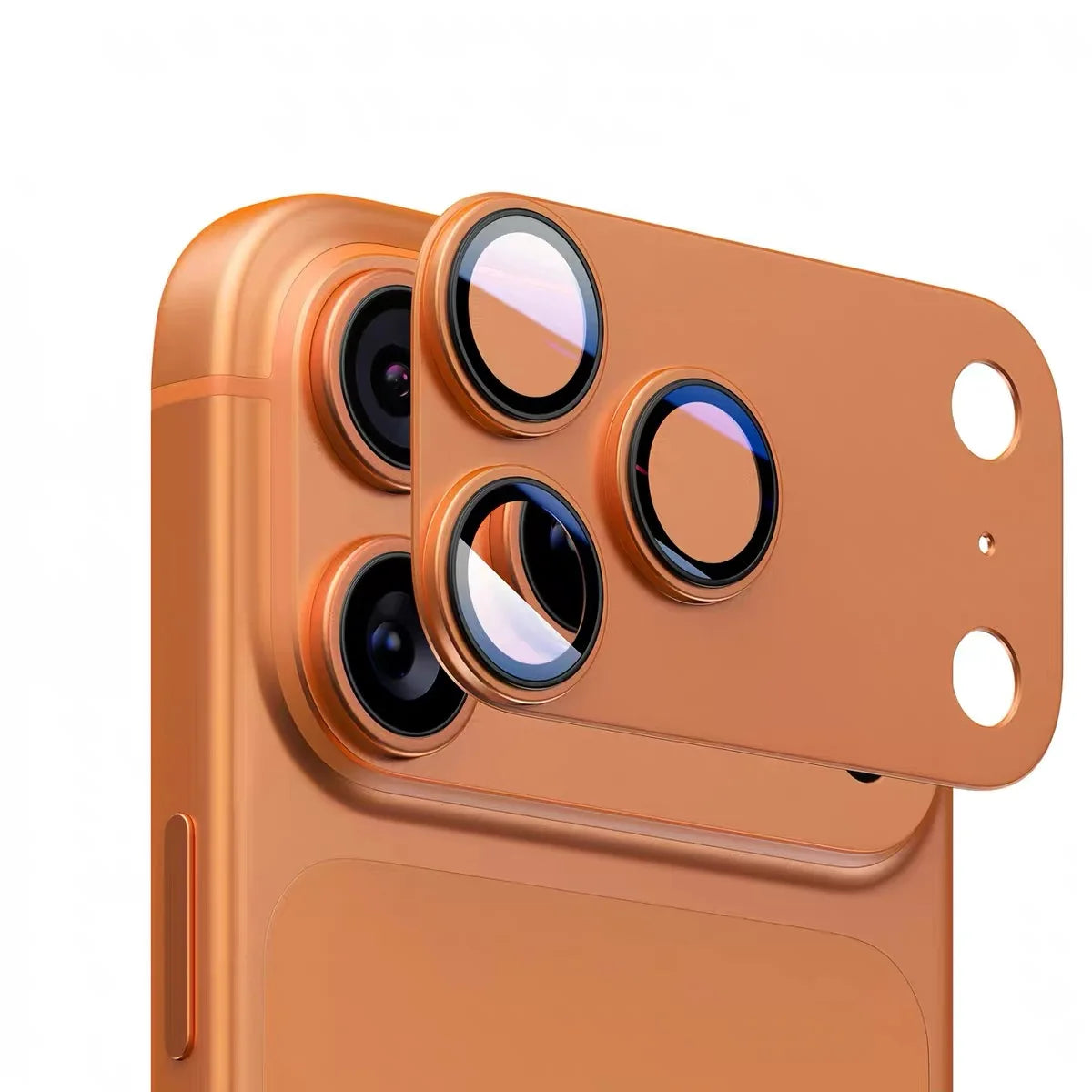 3/2/1 Pcs Matte Protective Film For iPhone 18 17 Pro Max 18 Pro Lens Full Coverage Ultra-Thin Camera Protector Drop Metal Frame