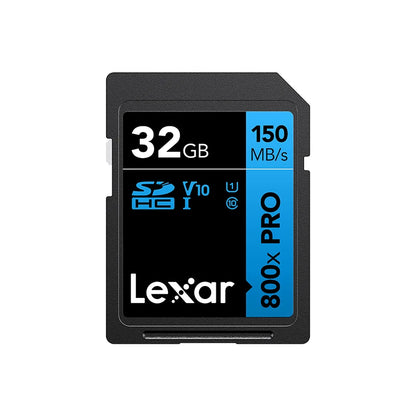 Lexar SD Card 800x Pro Read 150MB/s SDXC Flash Card 64GB 128GB 256GB V30 UHS-I SDHC 32GB Memory Card Storage Card For Camera