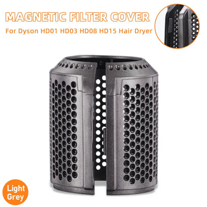 Magnetic Filter Cover for Dyson Hair Dryer HD01 HD03 HD08 HD15 Replacement Outer Dust Cover Suction Opening Buckle Accessories