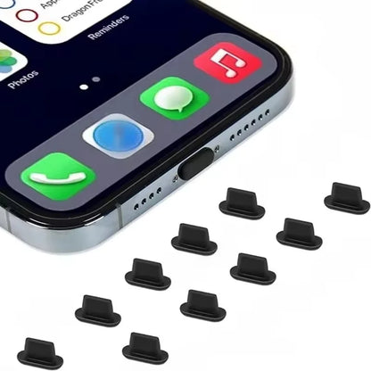 20/10/5Pcs Silicone Dust Plug for iPhone 12 13 14 Pro MAX 8 XS IOS Lightning Charging Port Cover Cap Soft Rubber Dustproof Plugs