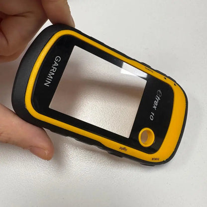 Garmin Etrex 10 Front Cover With Glass Panel With Power Button GPS Handheld Replacement Yellow Shell Repair