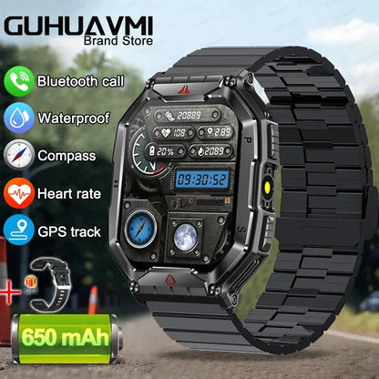 2025 New Men's Smart Watch 360 * 360 HD Touch Screen Sports Waterproof Smartwatch Health Monitoring Bluetooth Call Smart Watches