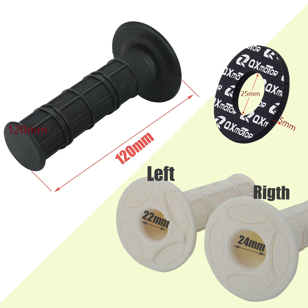 22mm 24mm Motorcycle Handle Grips Donut Donuts Set For KTM CR CRF XR YZ YZF WR WRF RM RMX RMZ KLX Dirt Pit Bike Motocross Grip