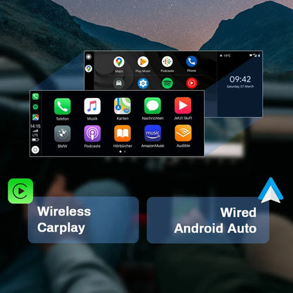 Wireless Carplay Android 12 12.3 Inch IPS 1920*720P Car Multimedia Player For BMW X1 F48 2016 2017 NBT System 4G Wifi Navigation