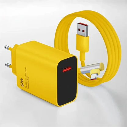 67W USB Fast Charger For Xiaomi 14 13 12 11 Pro Ultra Lite USB A To Type C Quick Charging Phone Data Cable For Redmi Note 13 12