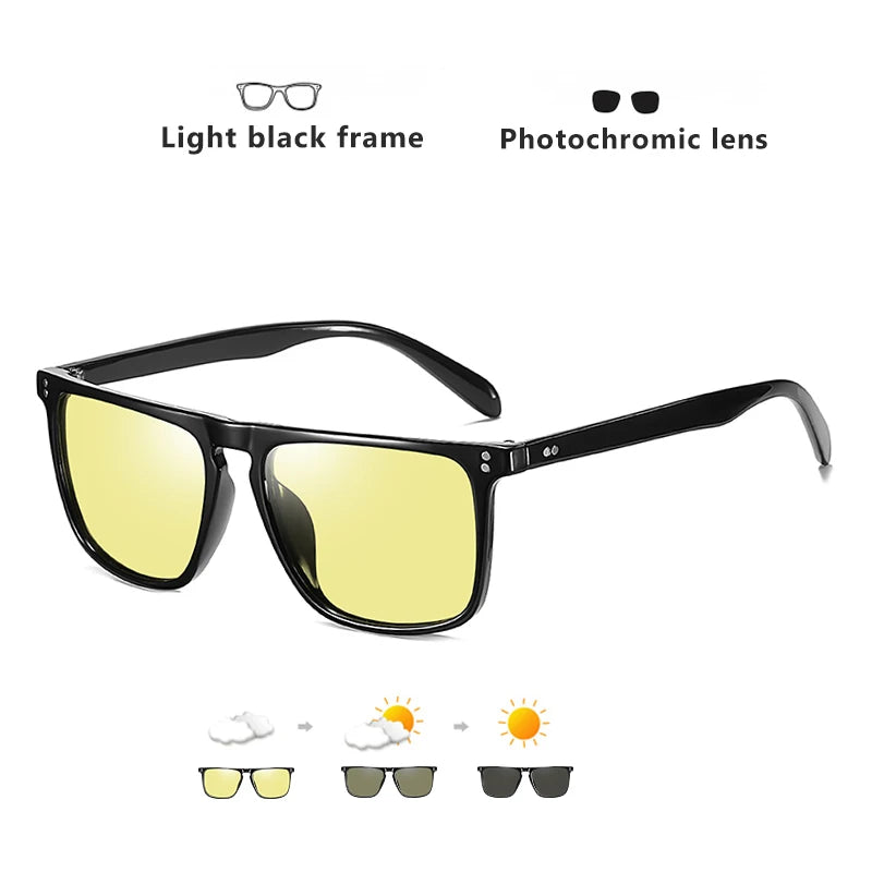 Fashion Blue-Light Shifting Sunglasses Micro-Rivet Design for Driving & Urban Escape Anti-Glare Daily Travel Essentials