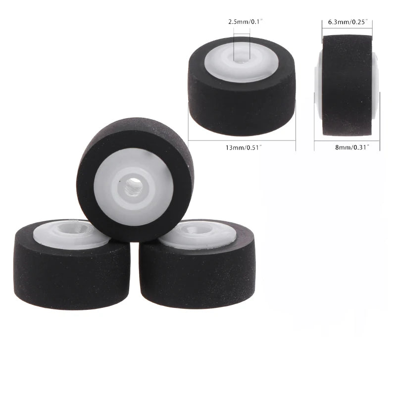 13mmx8x2 Car Press Belt Cartridge Audio Radio Tape Recorder Movement Rubber Pinch Roller Stereo Cassette Deck Wheel