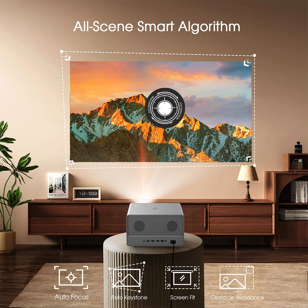 Touyinger 2800ANSI RD910 Ultra 8K 4K Full HD Projector 3G 64G Home Theater WiFi Android TV Cinema RD910 Ultra Beam Projector by PDG ibma