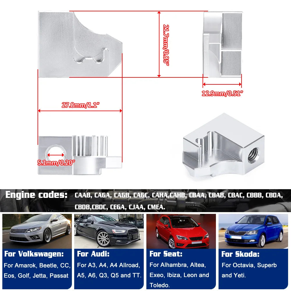 Car Automobile Intake Manifold P2015 Repair Bracket Holder Stand 03L129711AG For VW Audi Skoda Seat 2.0 TDI CR Accessories New