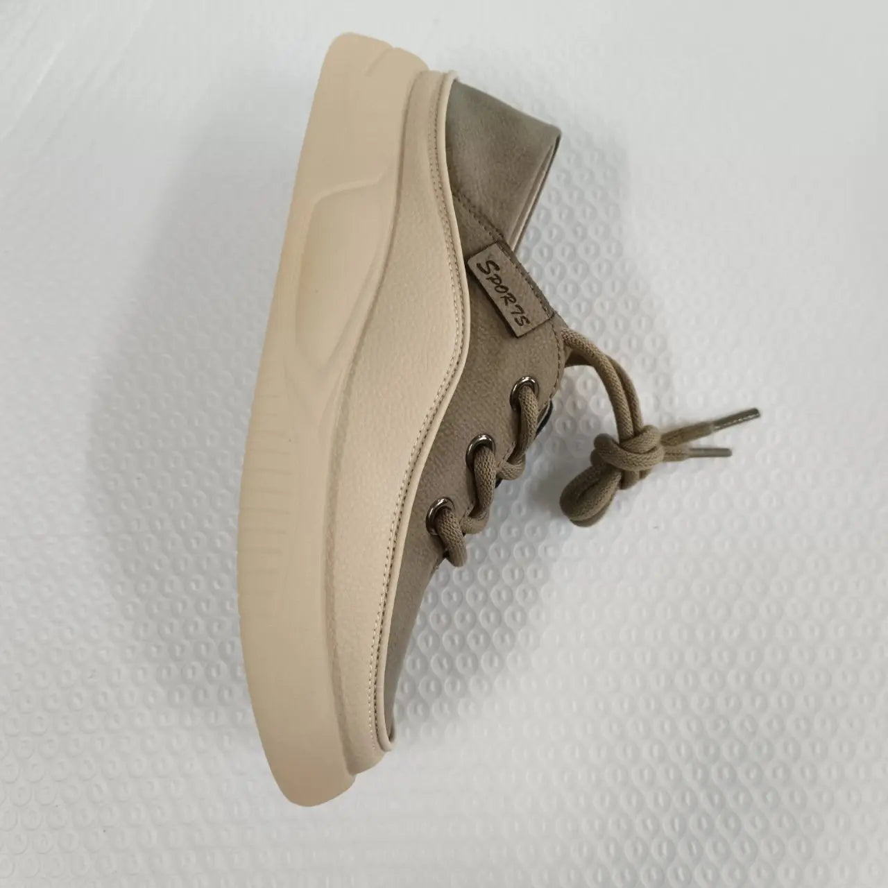 Koznoy 3.5cm Cow Genuine Leather Women Flats Fall Vulcanize Chunky Sneaker Loafer High Brand Platform Slippers Autumn Shoes