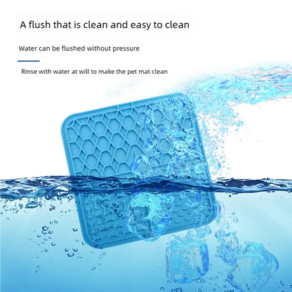 Pet Lick Silicone Mat Dogs Pet Slow Food Plate for Dog Bathing Distraction Silicone Dog Sucker Food Training Dog Feeder Supplies