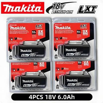 Original Makita 6Ah for Makita 18V Battery BL1830B BL1850B BL1850 BL1840 BL1860 BL1815 Replacement Lithium Battery