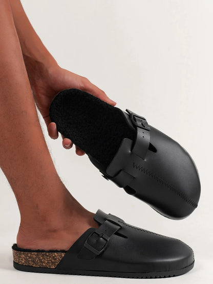 Men's Toe-Toe Slippers Waterproof Non-Slip Thick-Soled Wear-Resistant Home Outdoor Slip-On Casual Sandals