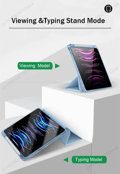 For iPad Air 6 7 11 inch Case 2025 2024 iPad Pro 11" 13" Funda iPad A16 11th 10th 10.2 9th Generation Pro 12.9 6th 5th 4th Cover