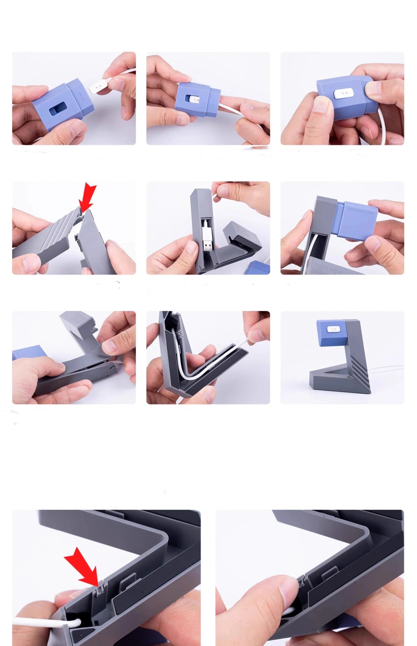 SIKAI Watch Charging Stand for Samsung Galaxy Classic8/5/5 Pro Samsung Galaxy Ultra/7/6/6Smart Watch Charger Dock Base