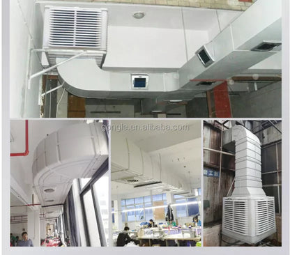 1.5kw 220v Outdoor Evaporative Mobile Wall Mounted Window Type Industrial Water Air Cooler Air Conditioner