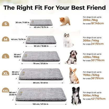Winter Warming Pet Mattress, Super Warm Cat And Dog Pad, Washable And Non-Slip Mat, Suitable for Small to Large Dogs And Cats