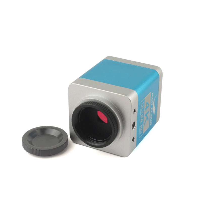 55MP 48MP 4K 1080P HDMI USB Video Microscope Camera 1-130X Infinitely Far C Mount Lens LED Light for Digital Image Acquisition