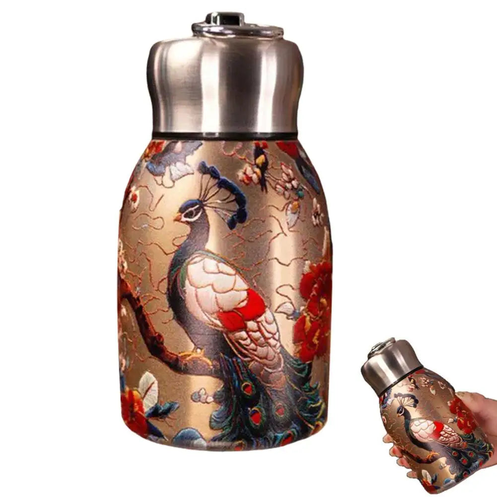 Creative Gift 316 Stainless Steel Insulated Cup 300ml Leak Proof Coffee Mug Durable Portable Water Bottle Outdoor Hiking