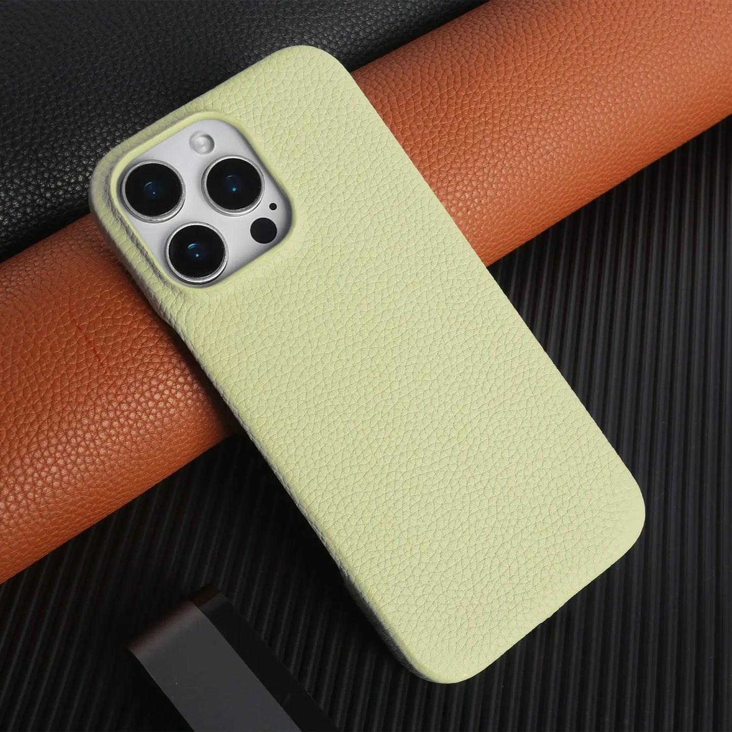 Premium Magnetic Genuine Leather Case For iphone 16 Pro Max 15 14 13 12 11 Wireless Charge Magnet Magsafe Cover Shockproof Coque
