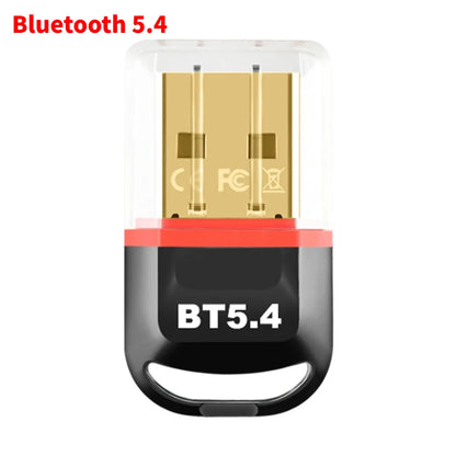 USB Bluetooth 5.4 Adapter Transmitter Receiver Bluetooth Audio Bluetooth Dongle Wireless USB Adapter for Computer PC Laptop