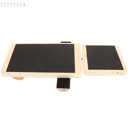 Wooden Pilates Foot Stretcher Strengthener Leg Balance Board Trainer for Ankle Sprain Stability Exercises Fitness Equipment