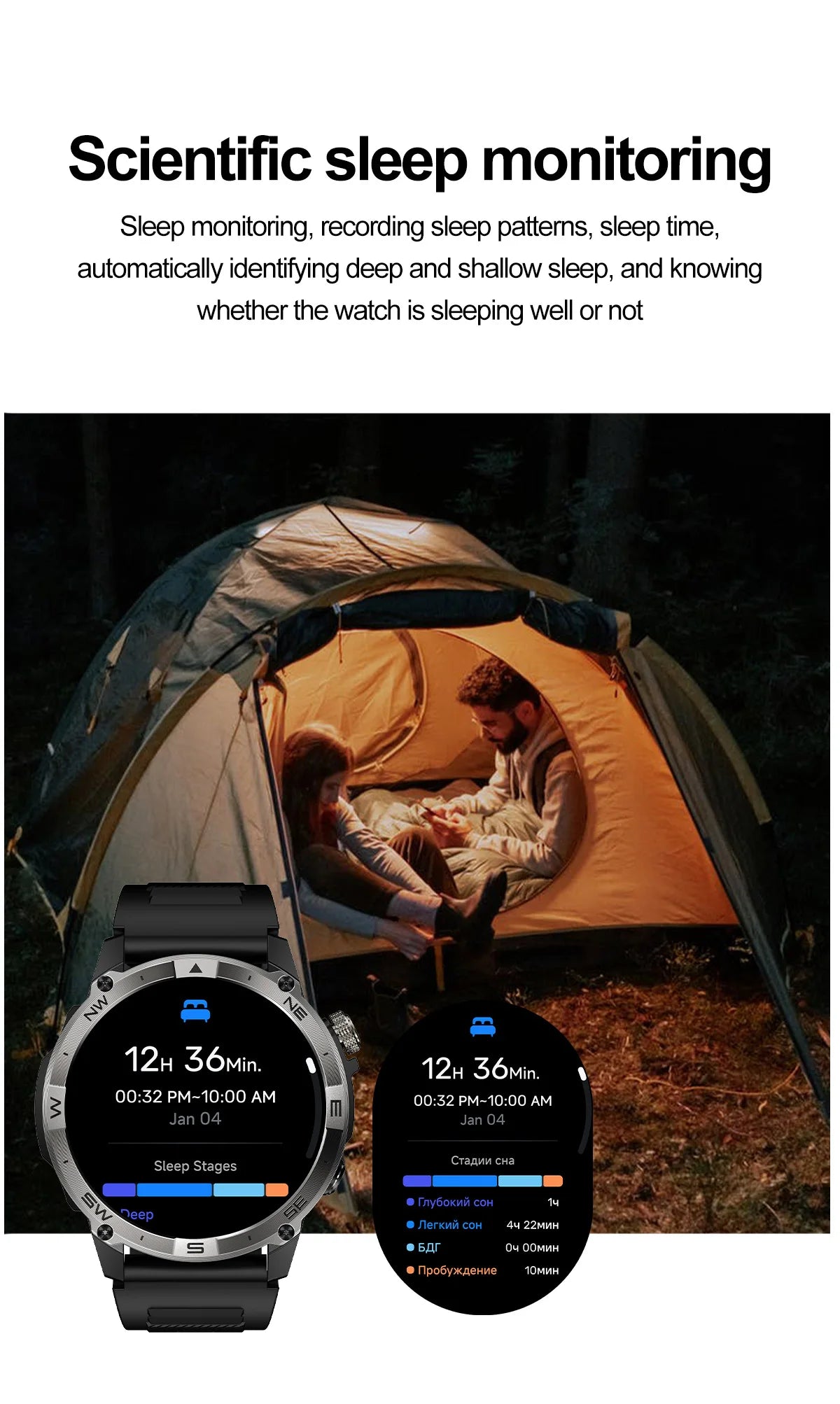 NORTH EDGE NEW GPS Smart Watch 1.43'' HD AMOLED Display Built-in GPS Altitude Barometer Compass Bluetooth Phone Call Smartwatch