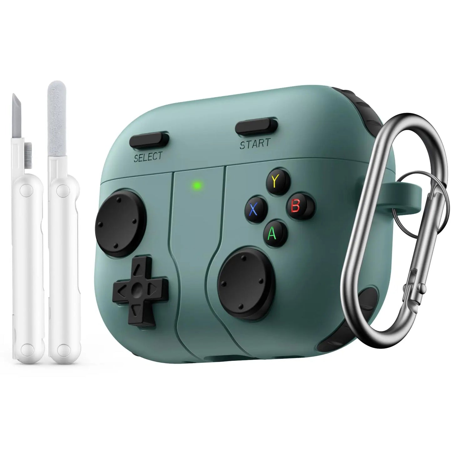 Game Case for AirPods Pro 3 2025 Cover with Cleaner Kit Keychain For AirPods Pro 3rd Generation Silicone Case for AirPods Pro 3