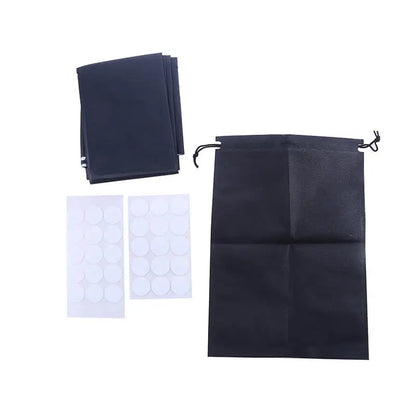 Blackout Curtain Self-adhesive Cooling Window Shades With Silver Coate For Living Room Bedroom Home Window Film Cloth