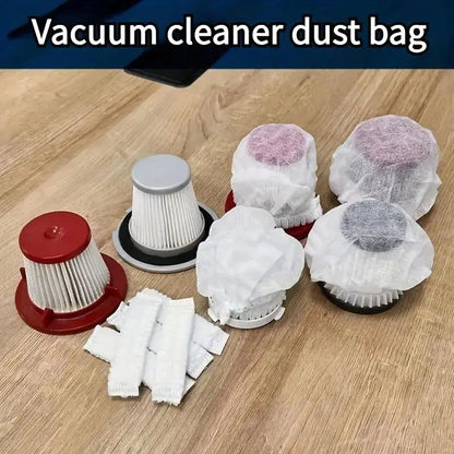 100 Pieces Cheap Disposable Vacuum Cleaner Filter Protective Cover Washable Non-woven Fabric For Hand Held Vacuum Cleaner
