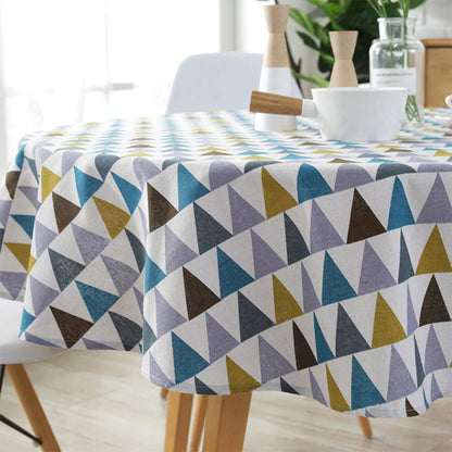 Round Tablecloth Washable Table Cloth Decorative Table Cover for Wedding Holiday Christmas Party Picnic Dining Room Table Covers