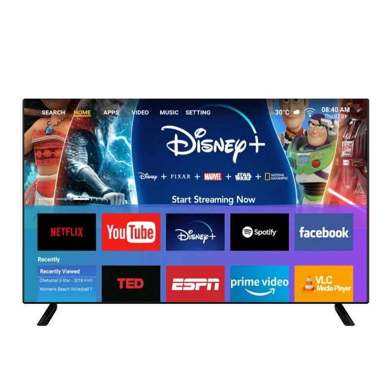 New Design 43 Inch Smart Tv 32 43 50 55 65 Inch 4k Ultra Hd Android Wifi Led Tv Digital Televisions
