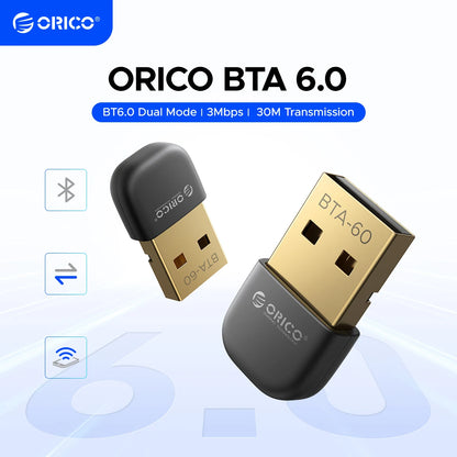 ORICO Dual Mode 6.0 Wireless WiFi Adapter Bluetooth USB Dual Band Network Card Receiver for Desktop Suitable for Desktop Laptops