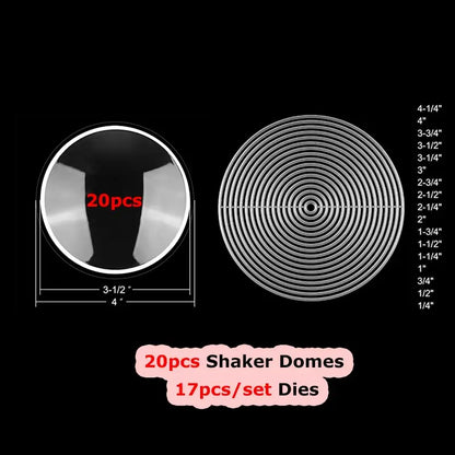 Bundle Deal Jar Heart Egg TV Dimensional Shaker Domes Basic Geometry Shaker Blisters Easter Valentine's Day Card Making Supplies