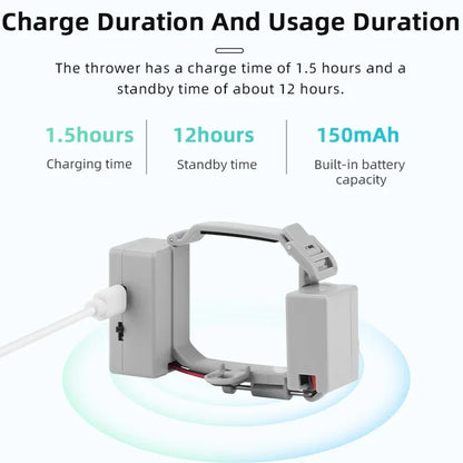 Airdrop System for DJI Mini 4 Pro Quick Release Thrower Casting Bait/Giving Gifts/Emergency Rescue Drone Accessories