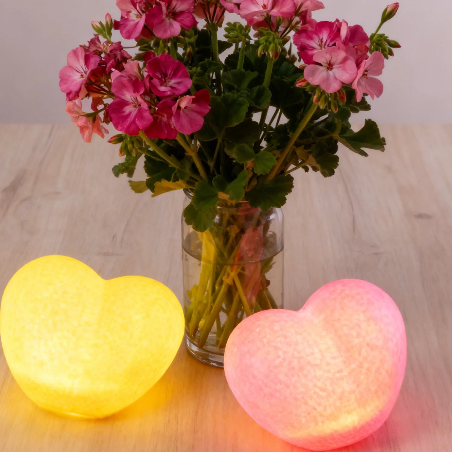 Romantic Creative 3D Love Heart LED Lamp Wedding Cake Night Light Ornament Birthday Christmas Home Ambient Light Gift Box Decor