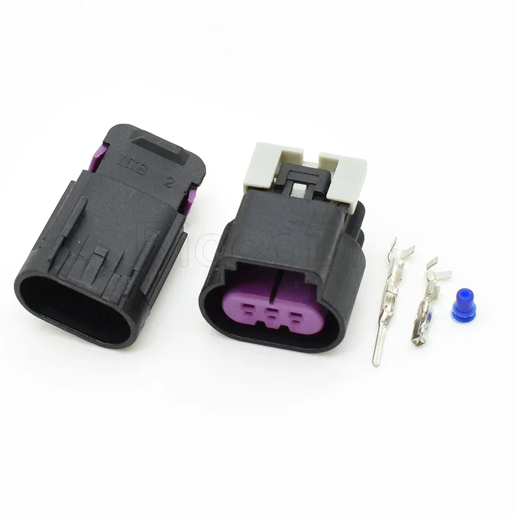 1 Set Female Male 15326808 13519047 3 Way GT 150 Auto Plug For Fuel Sensor Applications GM Delphi Connector