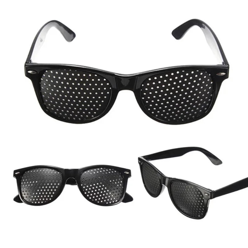Wearable Anti-fatigue Vision Care  Corrective Glasses Improve Stenopeic Pinhole Pin Hole Glasses Eye Protection For Men Women