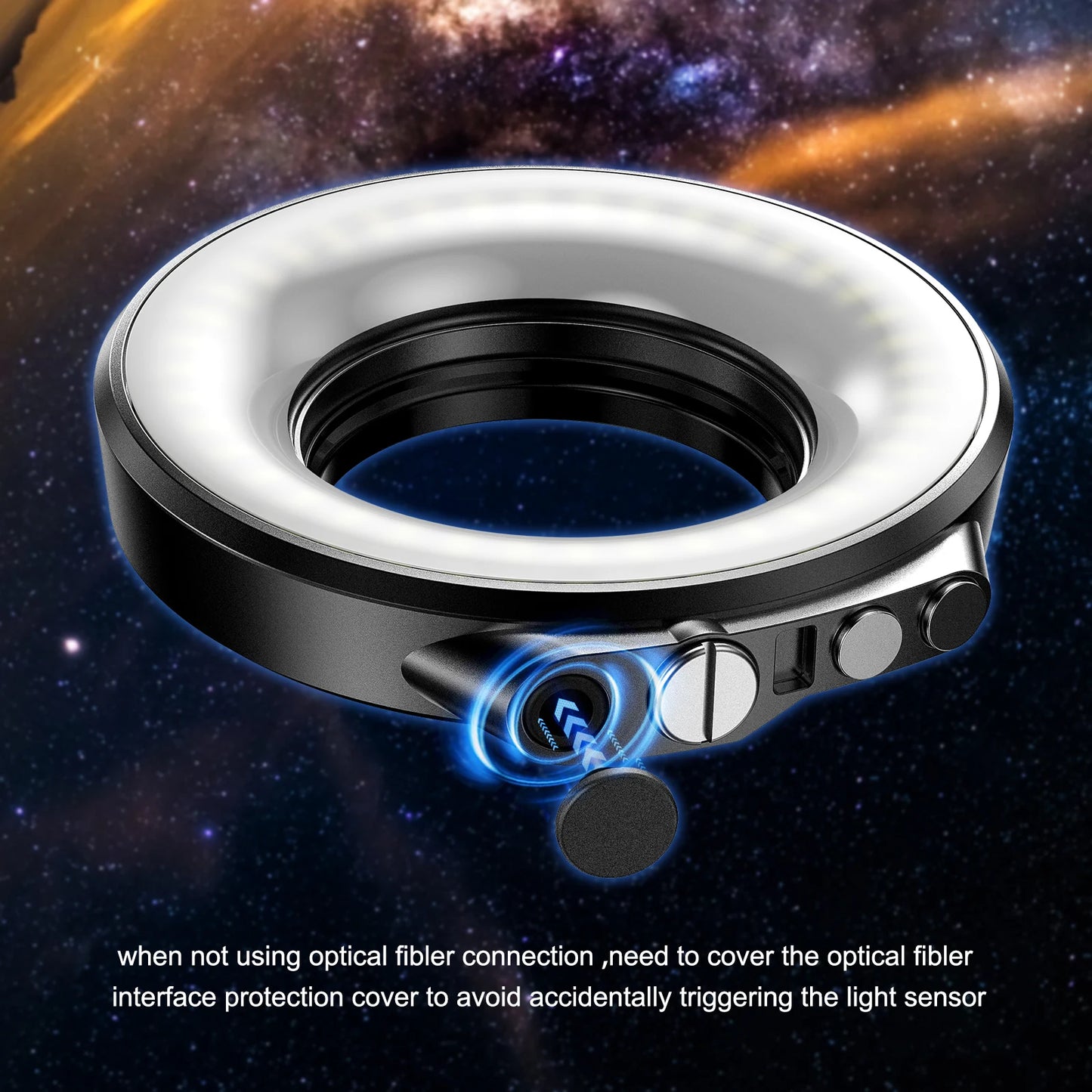 Seafrogs Universal 67mm Thread Ring Flash Light For Camera Phone Housing Waterproof Underwater Light Camera Ring Light