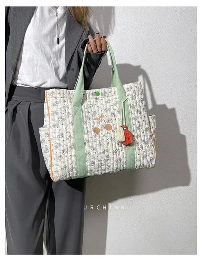 Diaper bag Mommy nappy Bag Large Capacity Tote Bag  Luxury Designer Bag Mother and Baby Bag Floral Messenger Diaper Bag