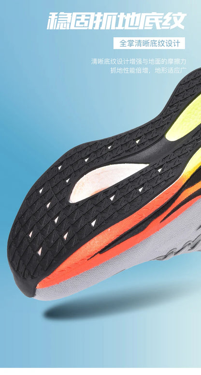 Men's Running Shoes Jogging Breathable Mesh Cushioning Non-Slip Outdoor Casual shoes Couple Trainer Race Sneakers Off-road Shoes
